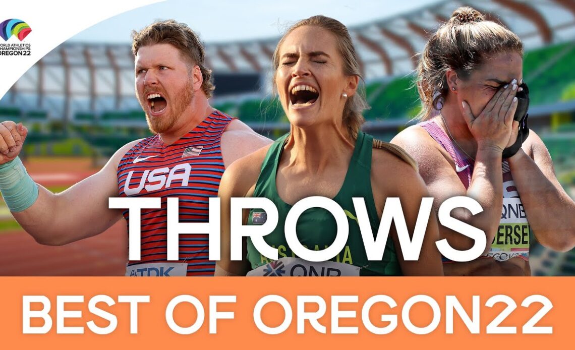 Best of throws at the World Athletics Championships