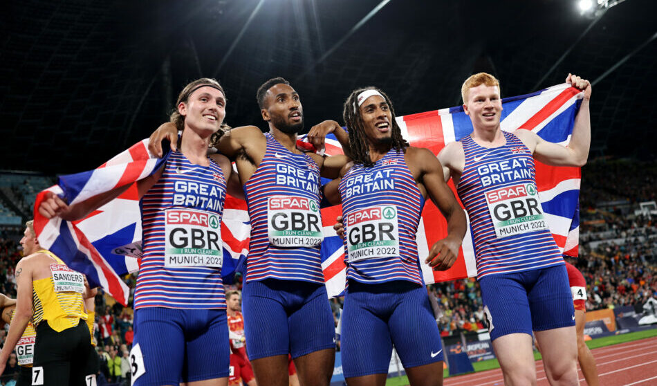 British men bounce back with 4x400m gold as Bol completes hat-trick