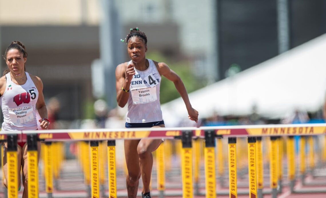 Brooks’ 100-Meter Hurdles Title Highlights Final Day of Big Ten Championships for Penn State