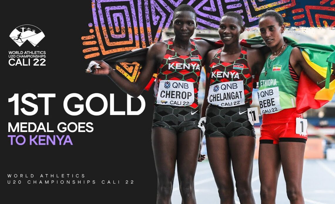 Chelangat offers Kenya the first gold medal | World Athletics U20 Championships Cali 2022