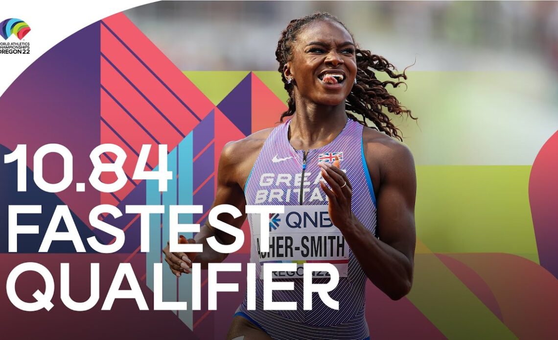 Dina Asher-Smith leads qualifiers in 100m heats | World Athletics Championships Oregon 2022