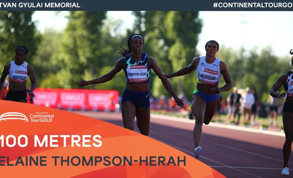 Elaine Thompson clocks 10.71 in Szekesfehervar | Istvan Gyulai Memorial