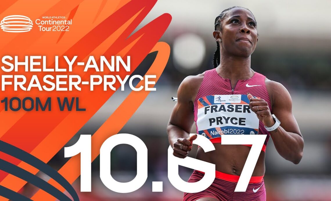 Fraser-Pryce destroys field with 10.67 🔥  | Continental Tour Gold 2022
