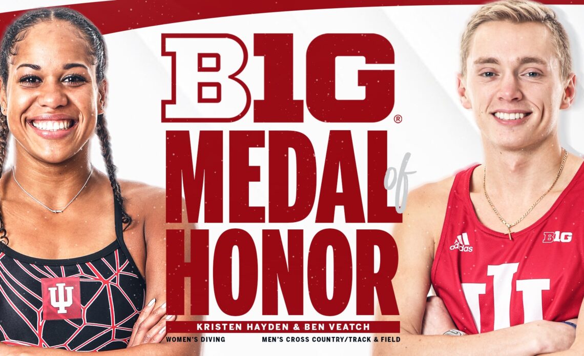 Hayden, Veatch Earn Big Ten Medal of Honor