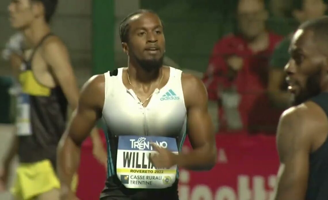 Kendal Williams Takes Men's 100m With Late Burst