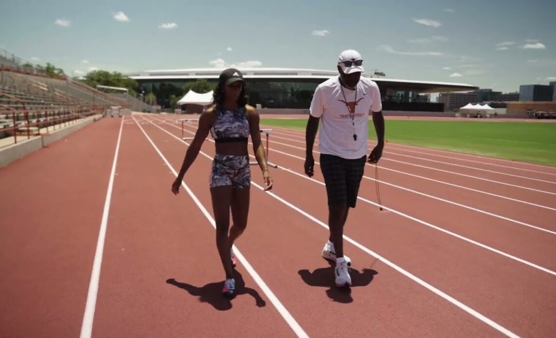 Keni Harrison Pre-Worlds With Coach Flo Mic'd Up | Workout Wednesday