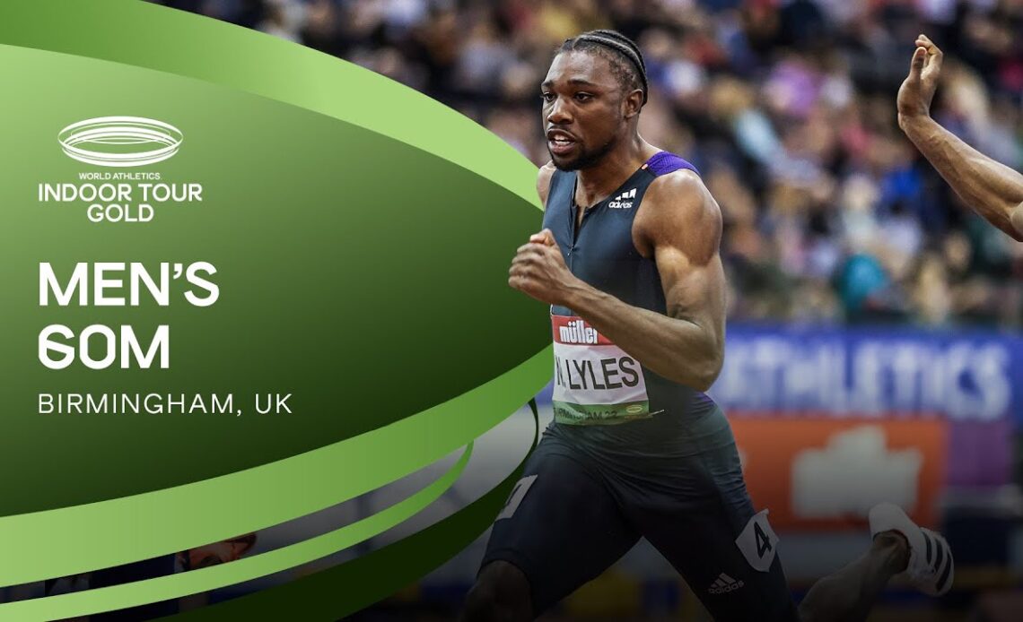 Lyles runs personal best in Birmingham | World Indoor Tour Birmingham 2022