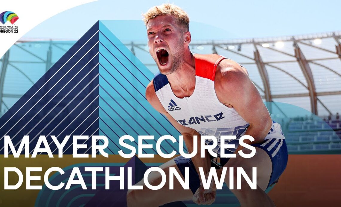 Mayer storms to decathlon victory | World Athletics Championships Oregon 22