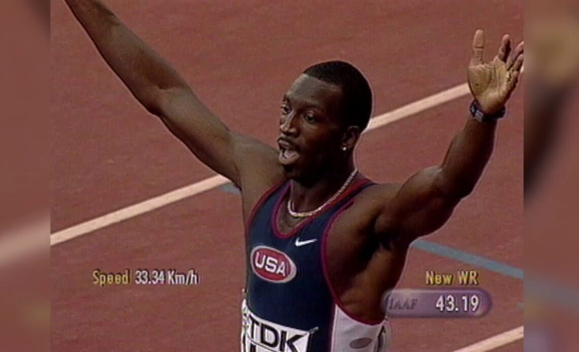 Michael Johnson Sevilla 1999: Men's 400m world record