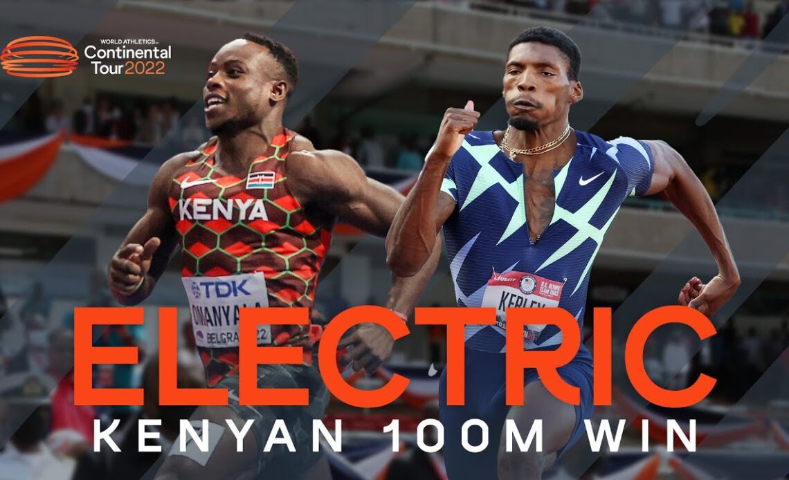 Omanyala beats Kerley with 9.85 in Nairobi | Continental Tour Gold 2022