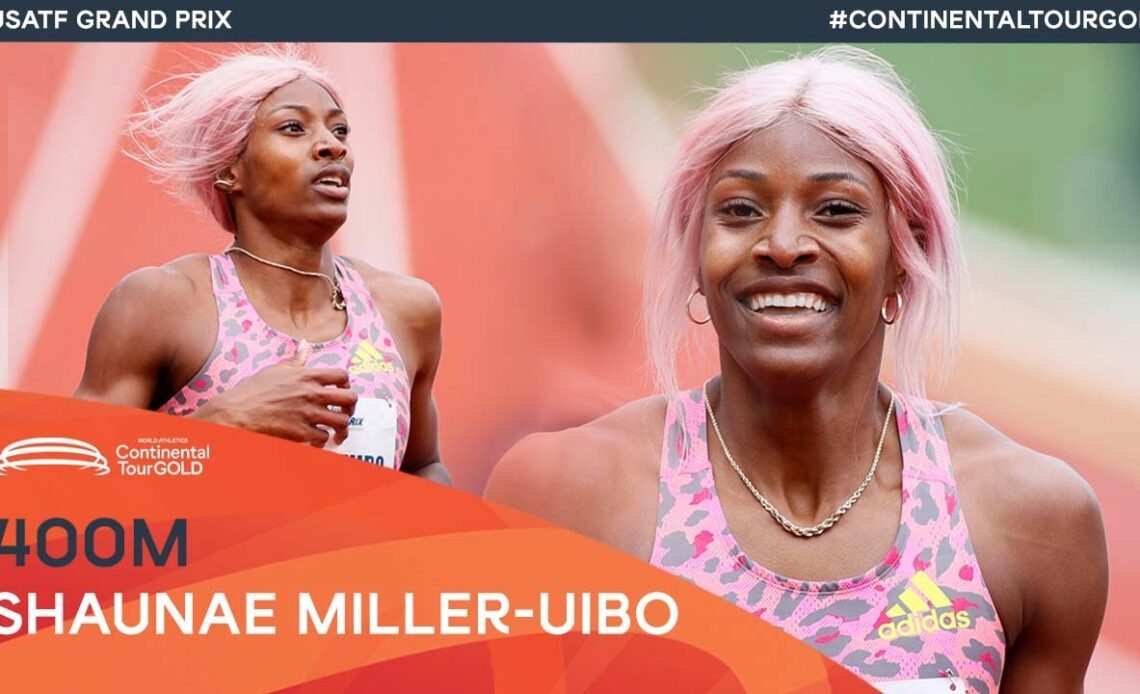 Shaunae Miller-Uibo 49.08 | USATF Grand Prix Continental Tour Gold