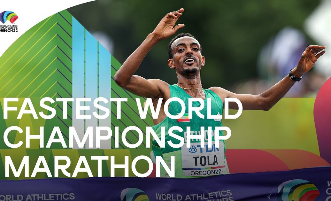 Tamirat destroys records to lead Ethiopian 1-2 in marathon | World Athletics Championships Oregon 22
