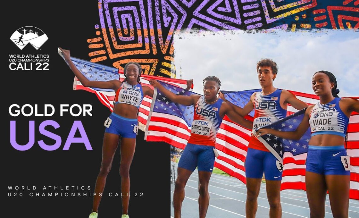 Team Usa Breaks Cr For Gold In The Mixed 4x400m Relay 