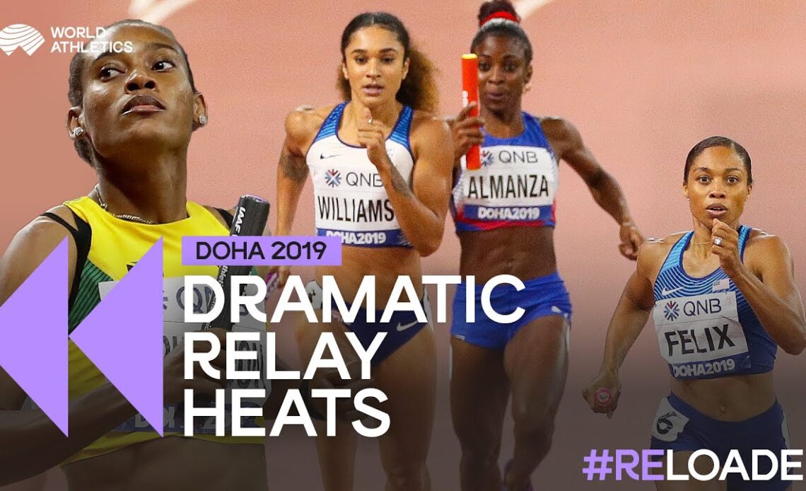 USA lead qualifiers in Doha | Women's 4x400m relay heats Doha 2019