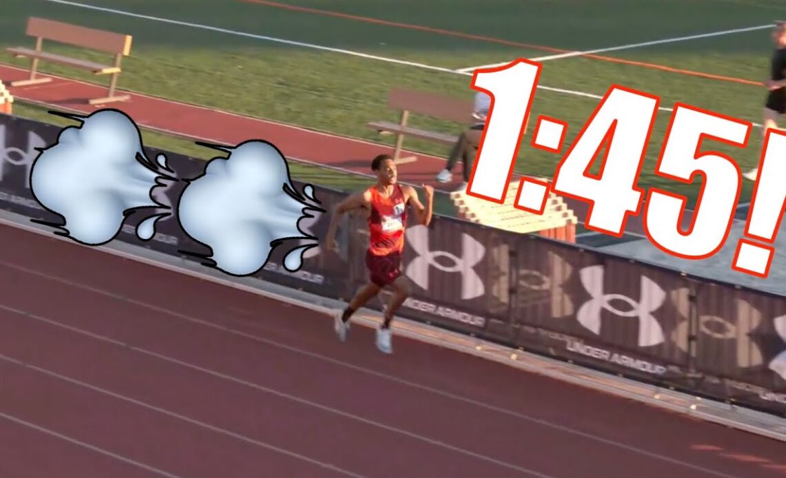 Vincent Crisp Runs MASSIVE 800m PB At The 2022 Under Armour Sunset Tour