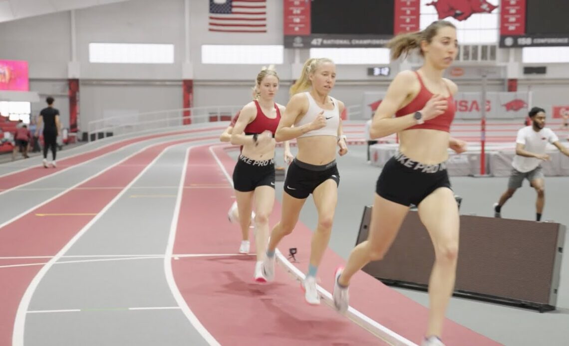 Workout Wednesday: Arkansas Women 3x500/300/200