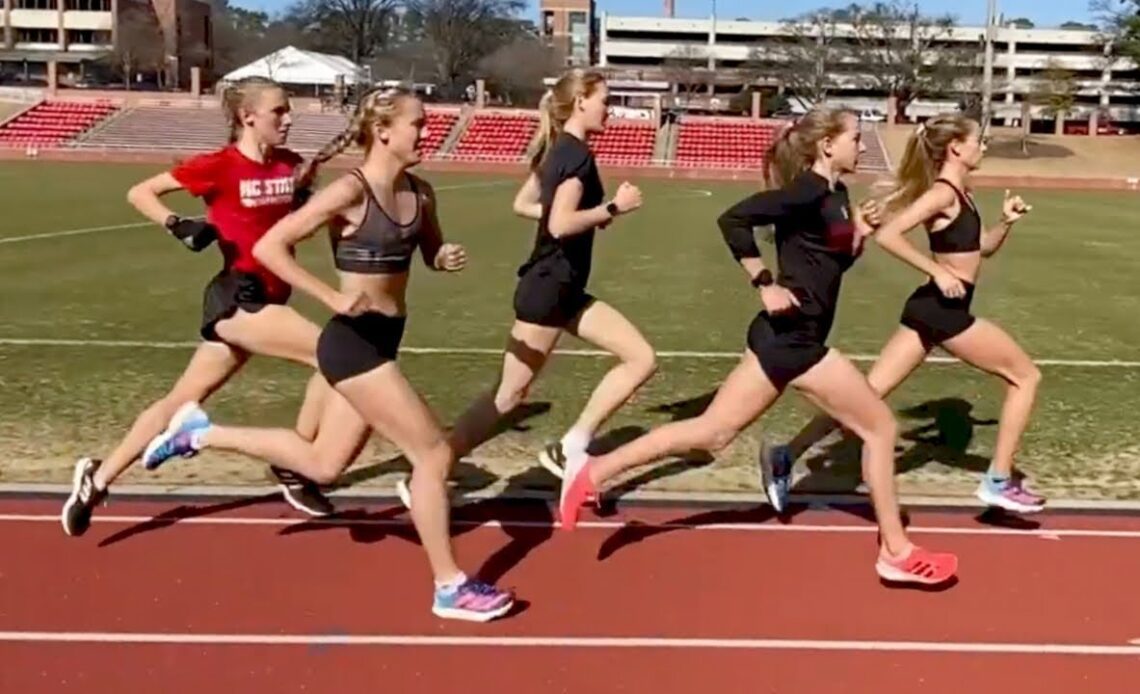 Workout Wednesday: Katelyn Tuohy & NC State 5x800, 2x400/200/200