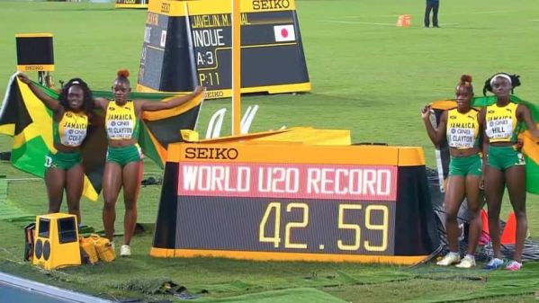World Athletics Junior Championships Day 5 Report: Jamaican Women's 4x100m Set World Record