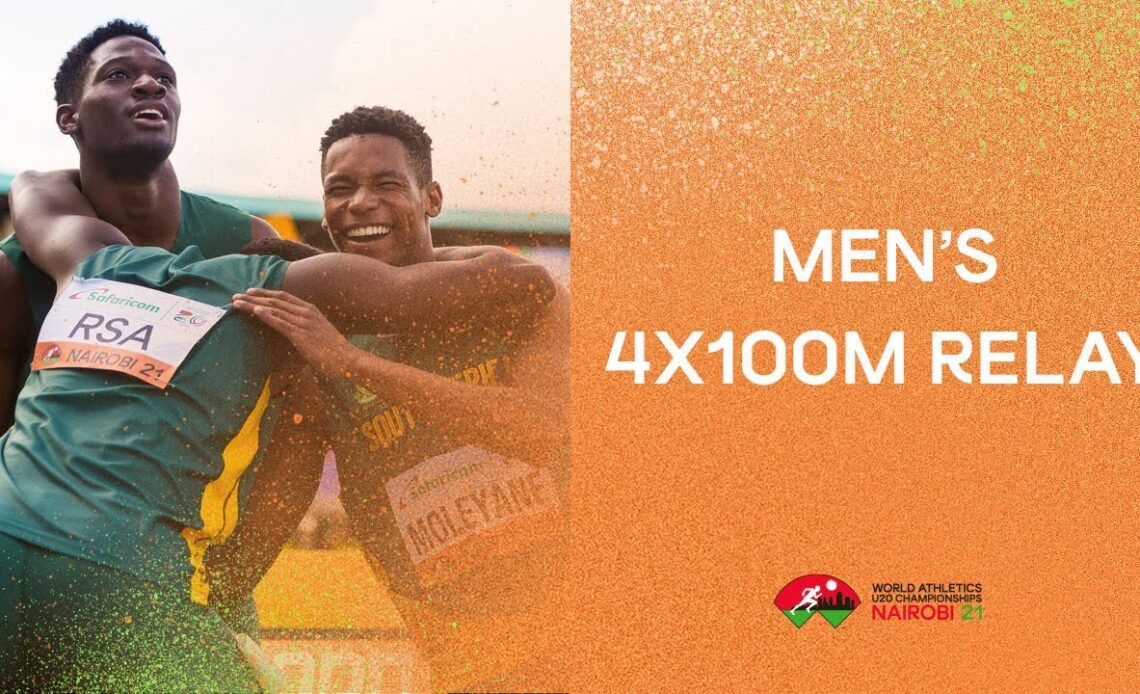 World U20 Record Men's 4x100m Relay Final | World Athletics U20 Championships