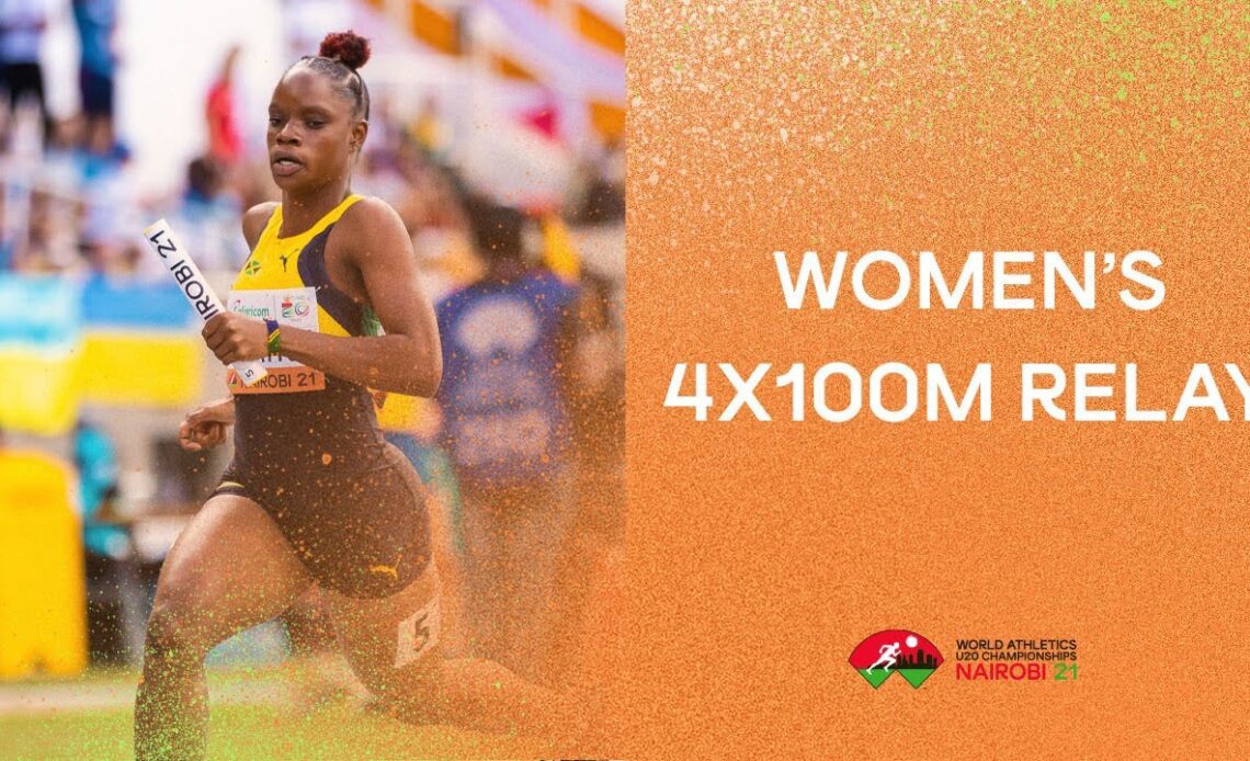 World U20 Record Women's 4x100m Relay Final | World Athletics U20 Championships