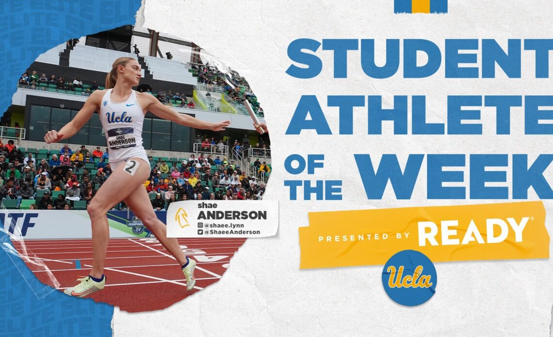 Anderson Named UCLA Student-Athlete of the Week