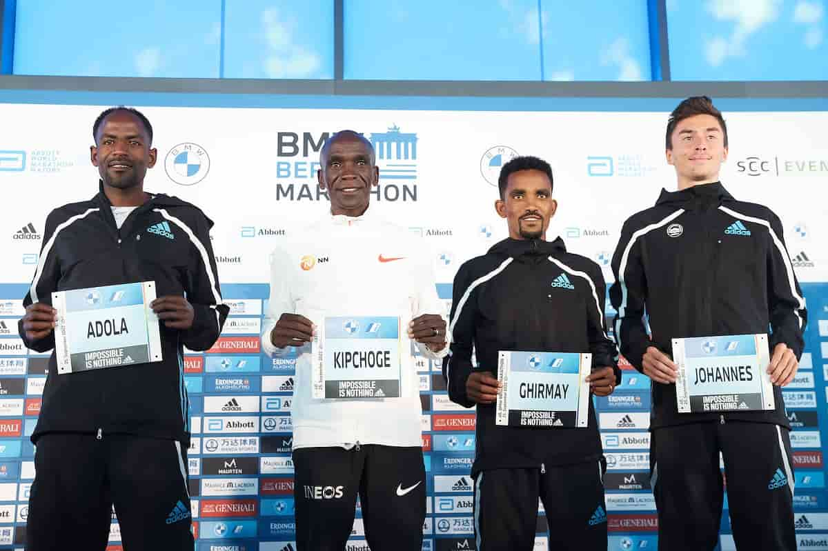 Berlin Marathon Men's Elite Field Eliud Kipchoge is aiming for world