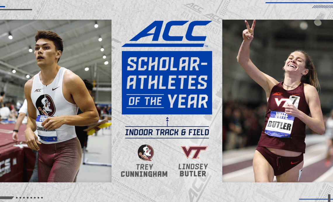 FSU's Cunningham, Virginia Tech's Butler Lead All-ACC Indoor Track & Field Academic Teams