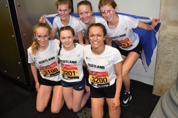 London-bound! Teenagers all set for their Mini Marathon experience