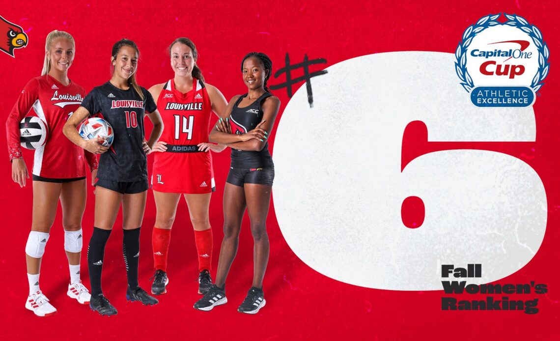 Louisville Women's Sports Rank Sixth in Capital One Cup Standings