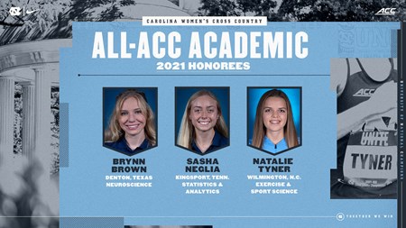 Tar Heel Trio Named To WXC All-ACC Academic Team