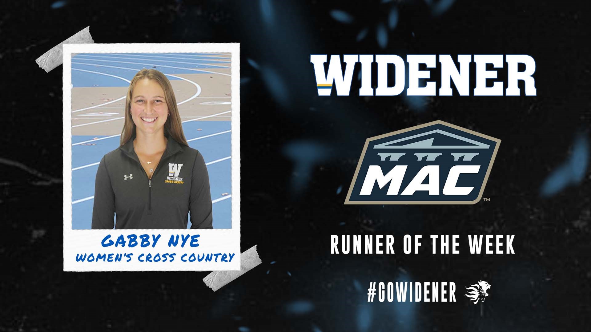 Gabby Nye Women's Cross Country MAC ROTW 