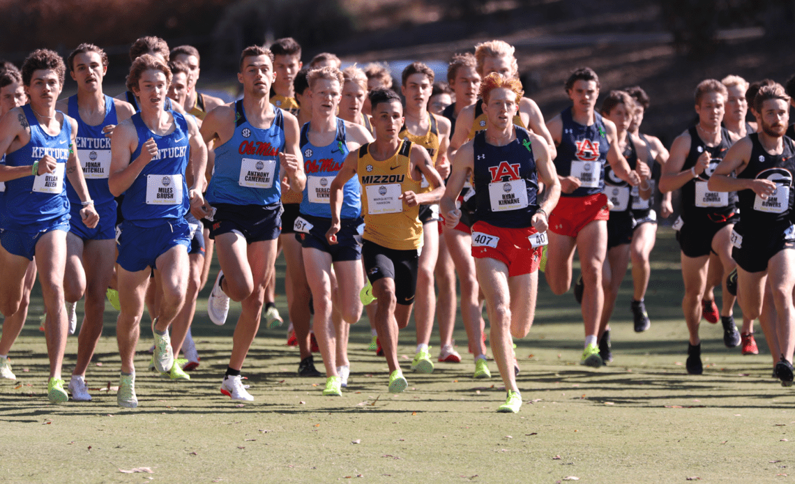 Hanson, Christiansen lead Tigers at SEC Cross Country Championships