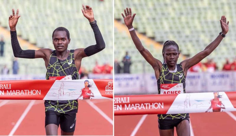 Kenyans Philimon Kipchumba and Agnes Keino break Munich Marathon course records