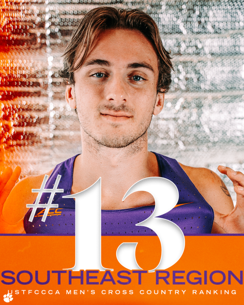 Men’s Cross Country Earns Southeast Region Ranking – Clemson Tigers Official Athletics Site