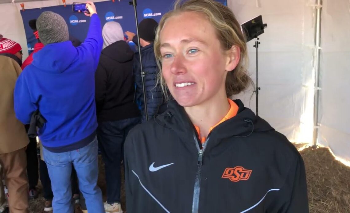 OK State's Taylor Roe Excited That The Women's Race Was Hyped Up