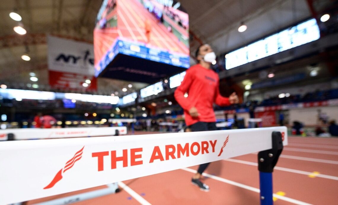 Track and Field Opens 2022 Indoor Season At Armory