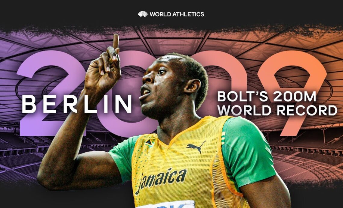 Usain Bolt's 200m world record 🌎 | World Athletics Championships Berlin 2009