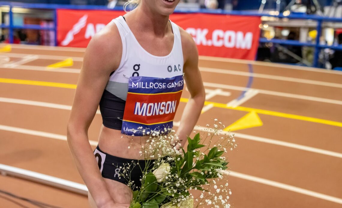 ArmoryTrack.org - News - Defending Champion Alicia Monson and World Bronze Medalist Konstanze Klosterhalfen Headline Terrific Women's 3000m at the 115th Millrose Games, February 11th at The Armory