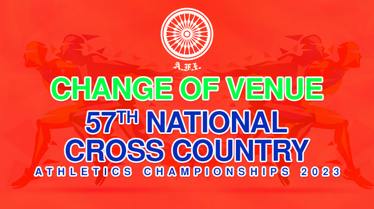 Change of Venue – 57th National Cross Country Athletics Championships 2023