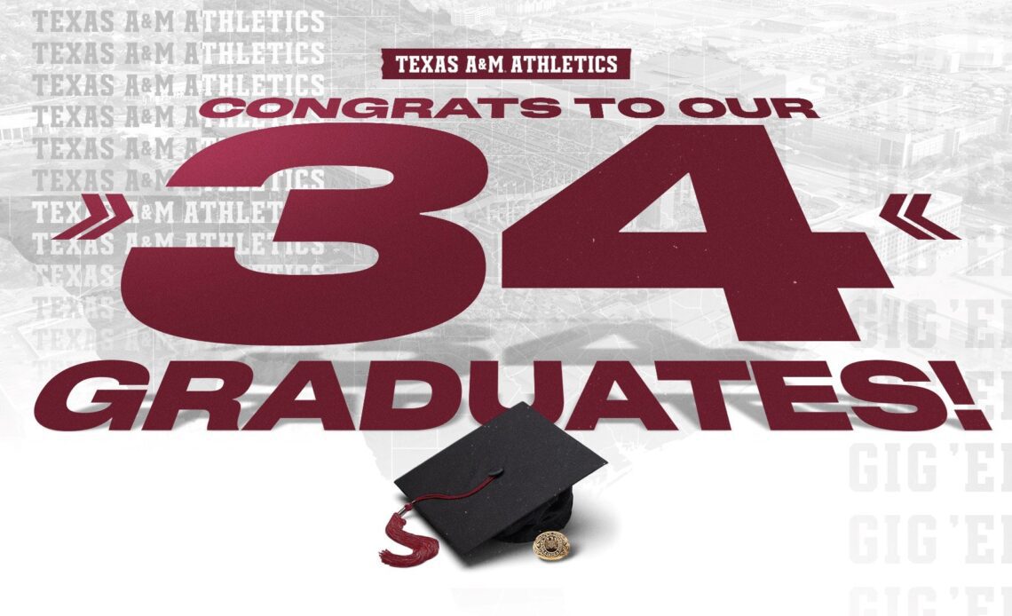 Fall 2022 Commencement Highlighted By 34 Student-Athletes - Texas A&M Athletics