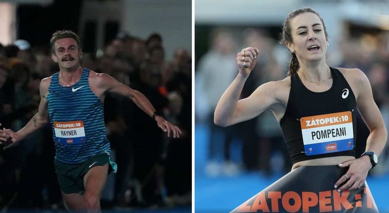 Leanne Pompeani and Jack Rayner win Australian 10,000m title at Zatopek:10