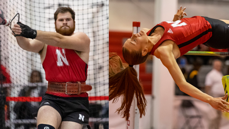 Huskers Sweep B1G Field Athletes of the Week