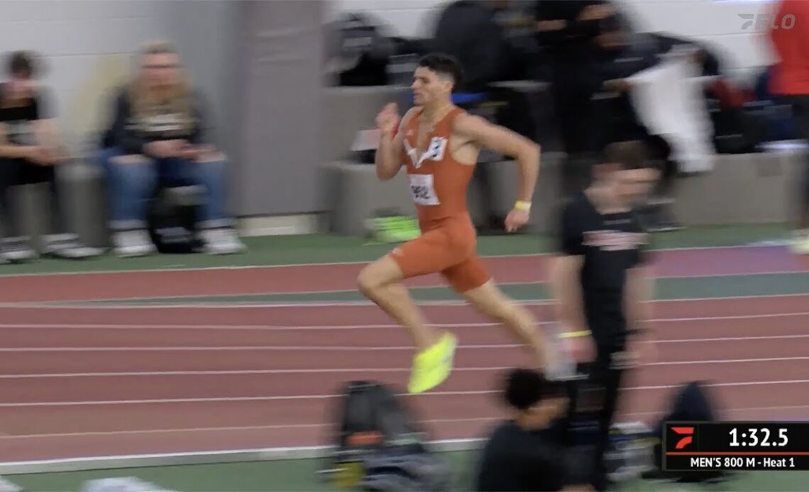 Crayton Carrozza Breaks Facility Record, Posts NCAA Lead In 800m!