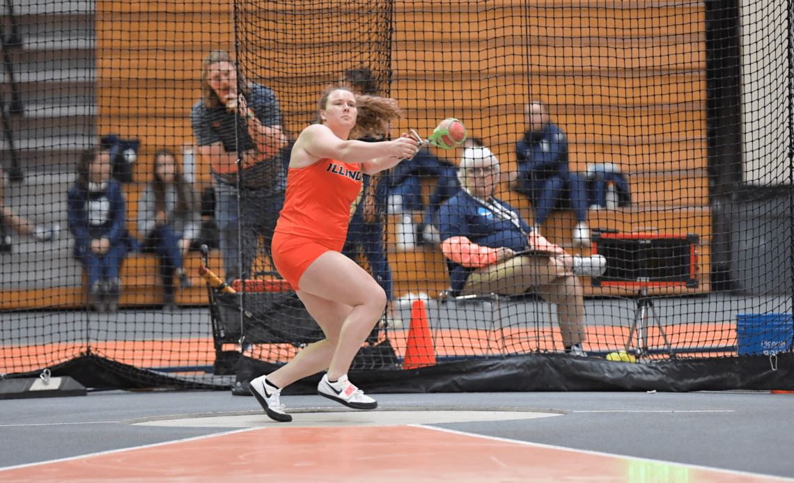 Illinois Track and Field Record Five Top-10 School Marks, set 18 PBs
