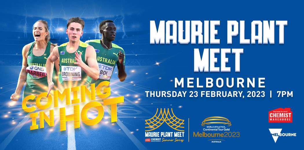 MELBOURNE TO HOST THE WORLD’S BEST ATHLETES AT THE MAURIE PLANT MEET, OCEANIA’S FIRST WORLD ATHLETICS GOLD LEVEL MEET