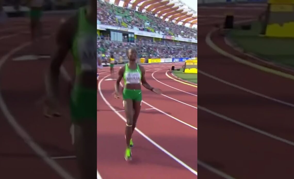 Tobi Amusan 🇳🇬 smashes 100m hurdles world record #shorts #track #athletics