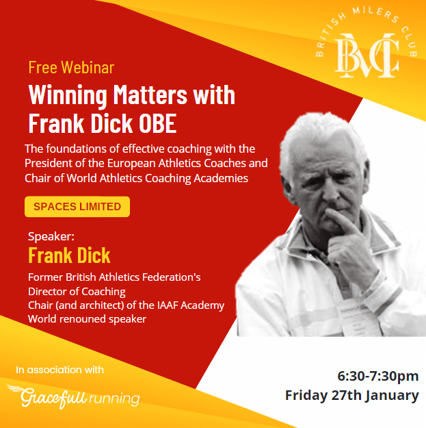 Webinar - Winning Matters with Frank Dick OBE
