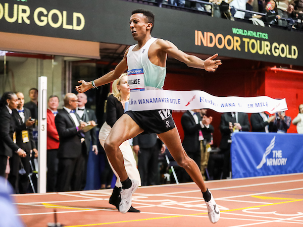 AMERICAN RECORD FOR NUGUSE IN WANAMAKER MILE!