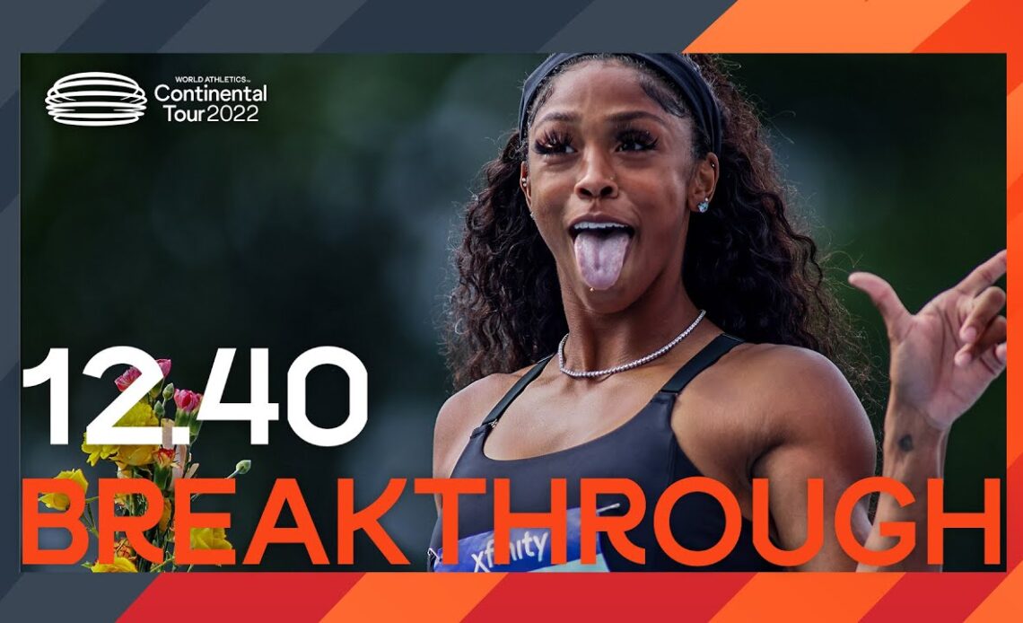 Alaysha Johnson's breakthrough 100m hurdles in New York | Continental Tour Gold 2022 New York City