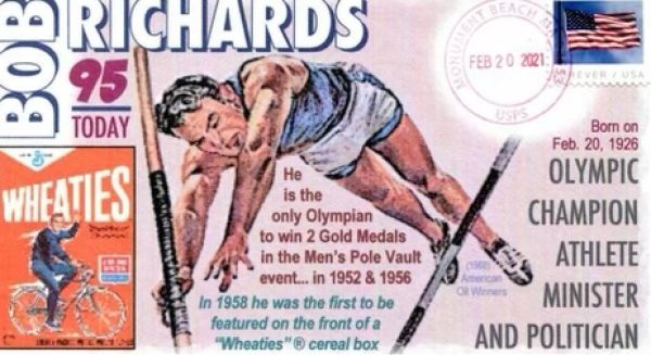 Coffee With Larry, Bob Richards, 1952/1956 Olympic gold medalist in PV dies at 97, European Indoor Champs are two days away, The TEN is March 4, and happy birthday to Terry Ward!